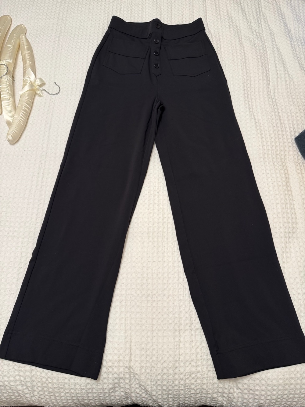 Halara High-Waist Wide-Leg Black Women's Pants